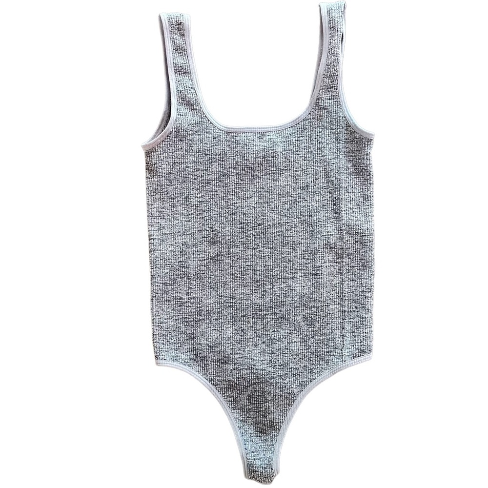 Ribbed Tank Thong Bodysuit
